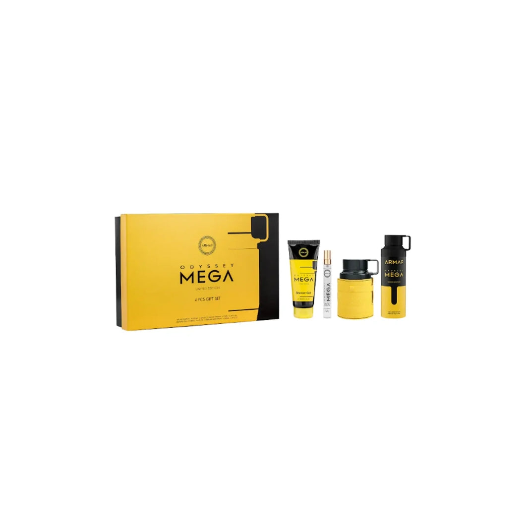 ARMAF ODYSSEY MEGA LIMITED EDITION GIFT SET 4PCS EDP 3.4OZ
