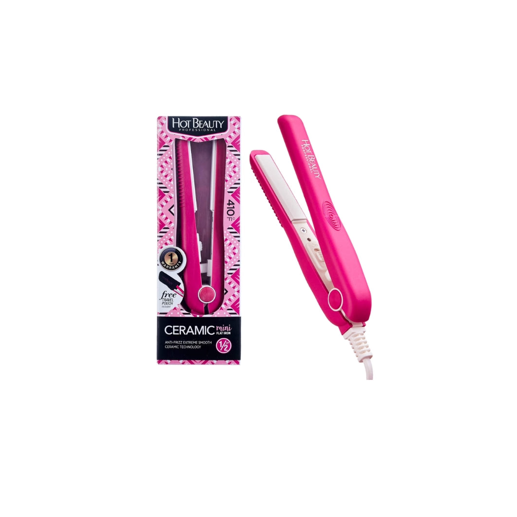 Emotion Beauty Supply HOT BEAUTY MINI IRON 1/2" PINK