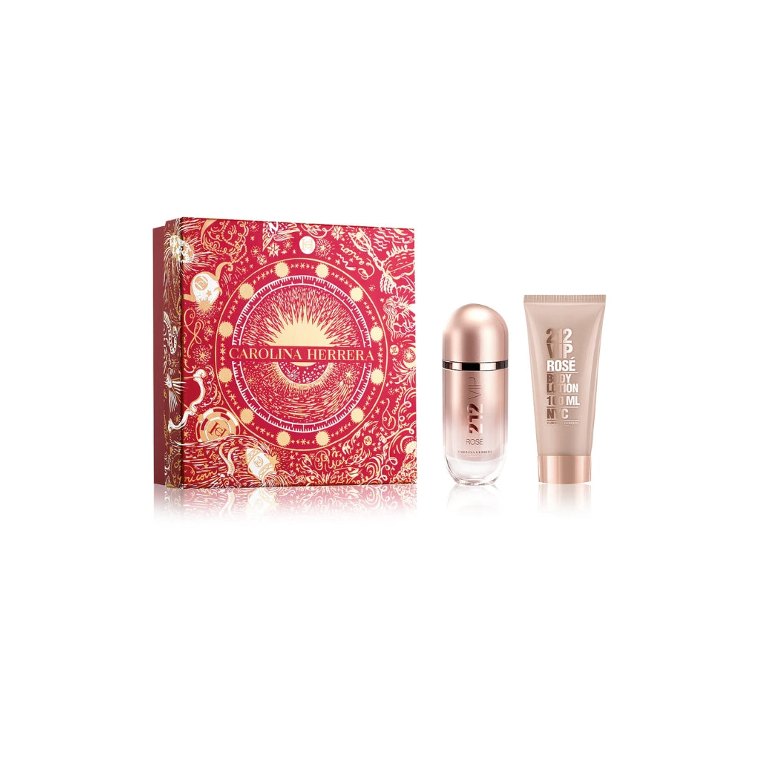 Carolina Herrera CAROLINA HERRERA 212 VIP ROSÉ GIFT SET (EDP 80ML + BODY LOTION 100ML) Fragrance Gift Set