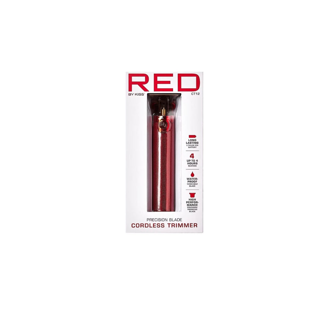 Red by Kiss RED BY KISS PRECISION BLADE CORDLESS TRIMMER RED Hair Clipper