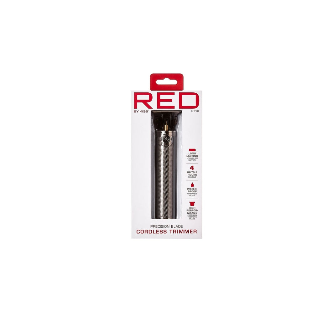 Red by Kiss RED BY KISS PRECISION BLADE CORDLESS TRIMMER SILVER Hair Clipper