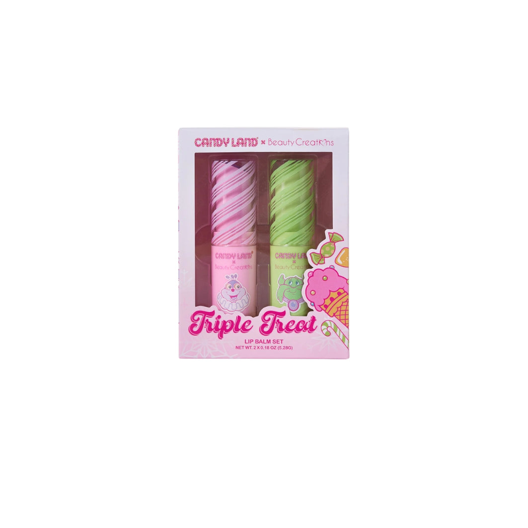 Emotion Beauty Supply BEAUTY CREATIONS CANDYLAND CANDY TRIPLE TREAT LIP BALM SET 0.18OZ
