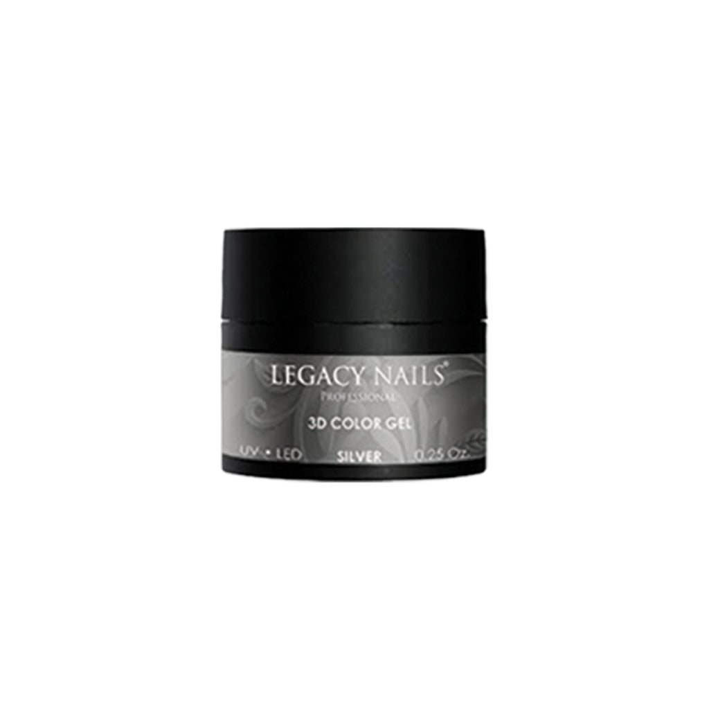 Emotion Beauty Supply LEGACY NAILS 3D GEL 0.25OZ SILVER