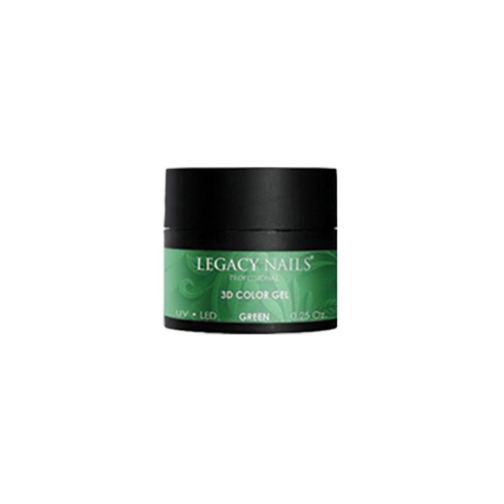 Emotion Beauty Supply LEGACY NAILS 3D GEL 0.25OZ GREEN