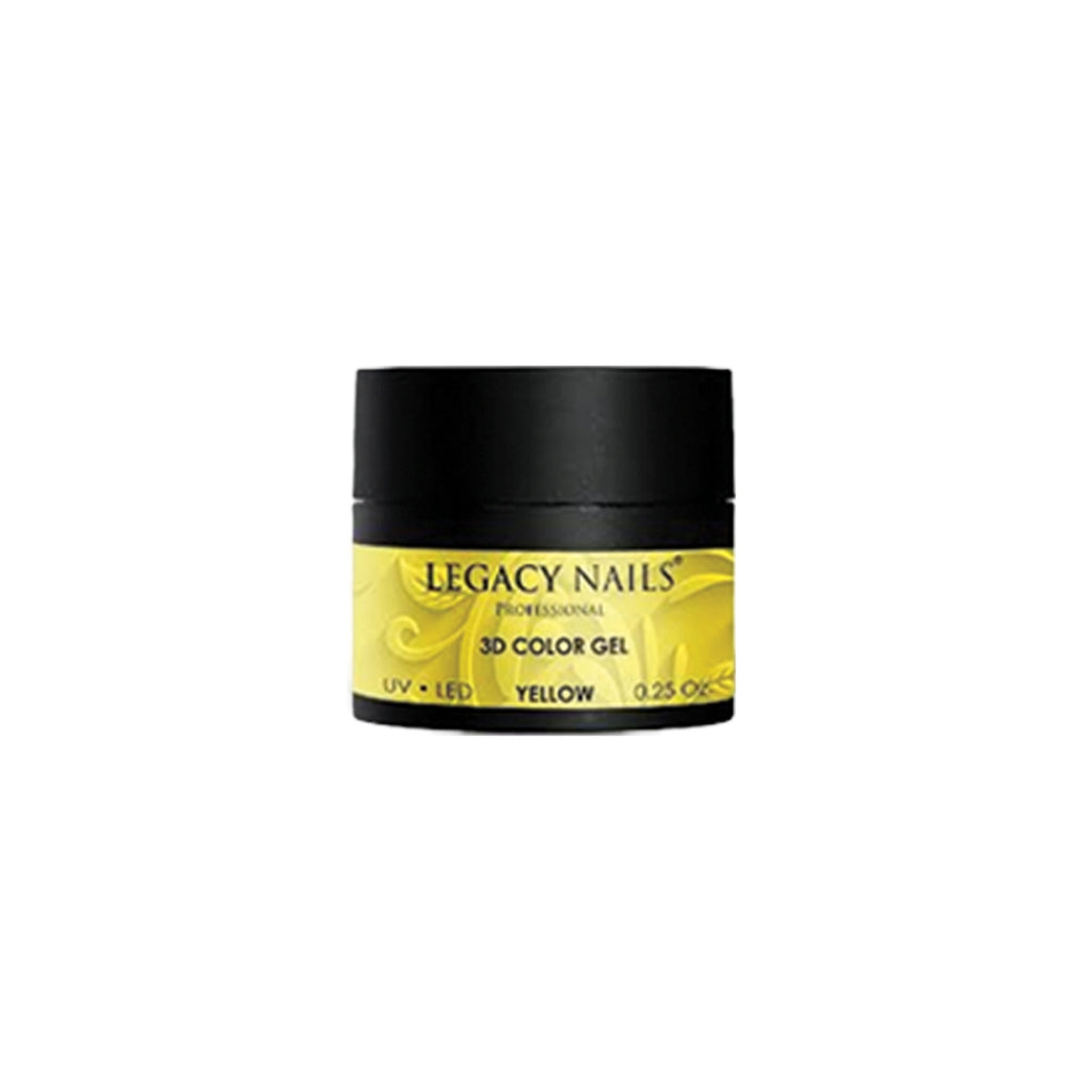 Emotion Beauty Supply LEGACY NAILS 3D GEL 0.25OZ YELLOW
