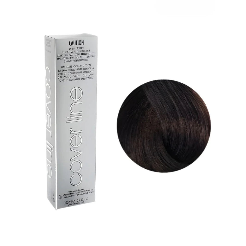 Emotion Beauty Supply COVER LINE ELEGANT TOUCH TINTE PERMANENTE 3.4oz Castaño Claro Natural Medio