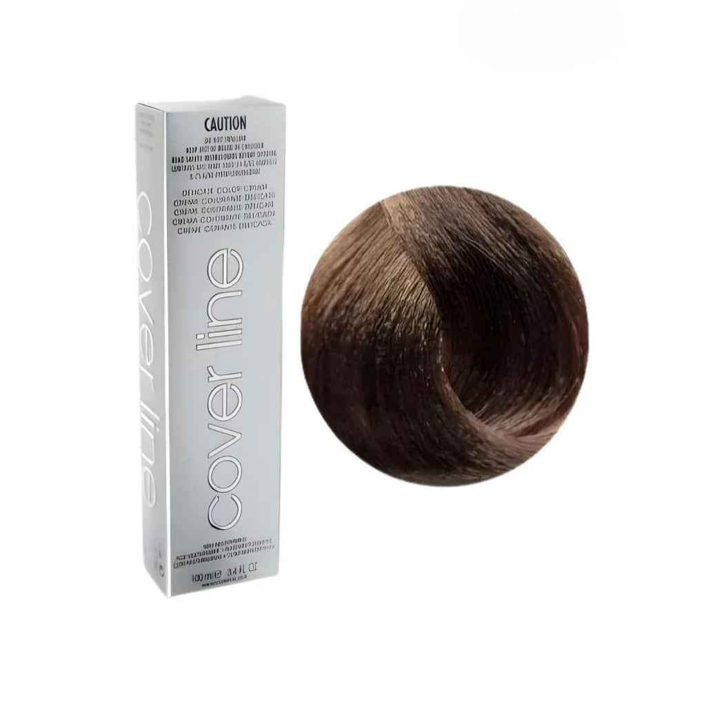 Emotion Beauty Supply COVER LINE ELEGANT TOUCH TINTE PERMANENTE 3.4oz Rubio Oscuro Natural Medio