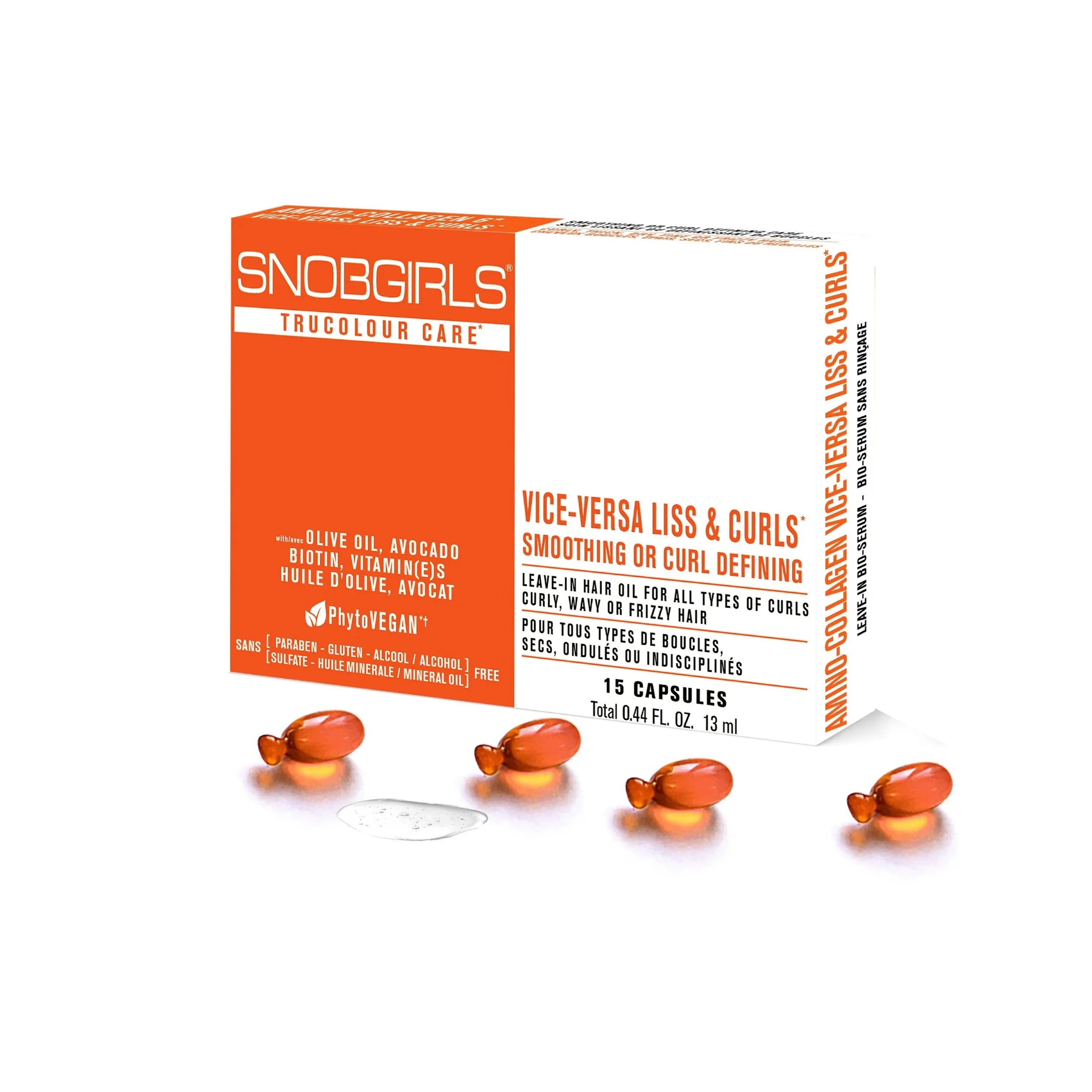 SNOBGIRLS SNOBGIRLS VICE - VERSA LISS & CURLS - para cabello rizado, ondulado o con frizz Perfume
