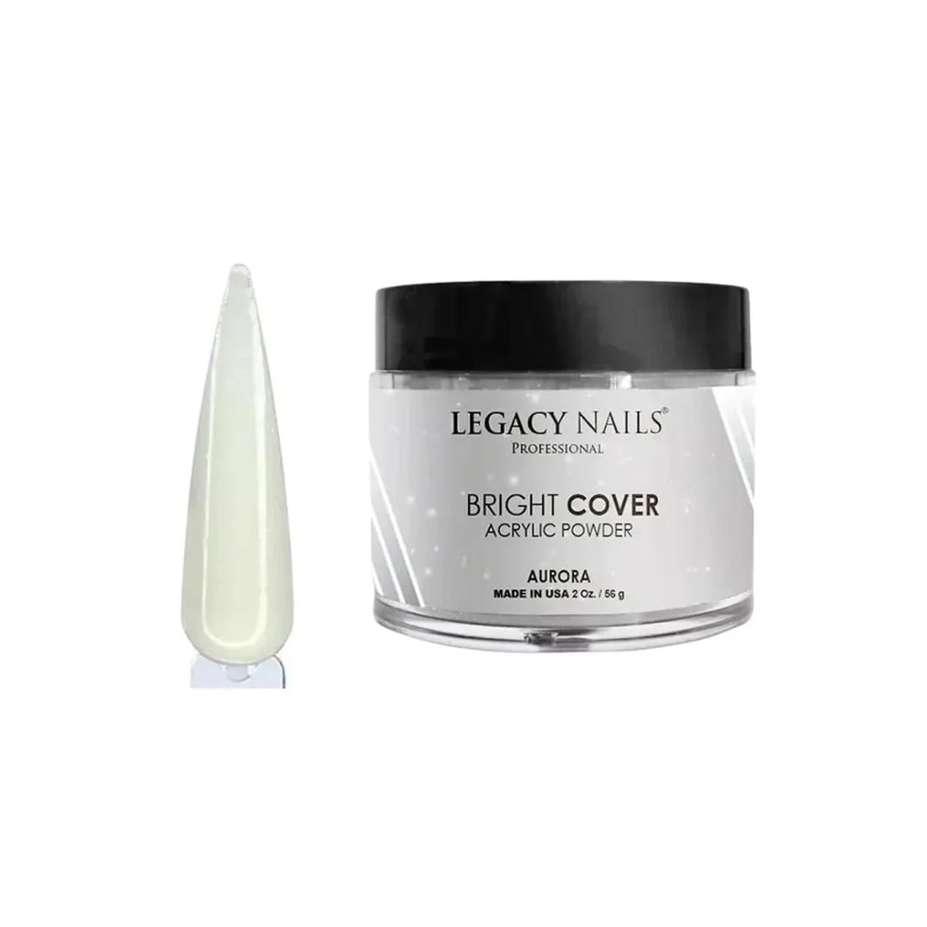 Emotion Beauty Supply LEGACY NAILS BRIGHT COVER ACRYLIC POWDER 2oz Aurora