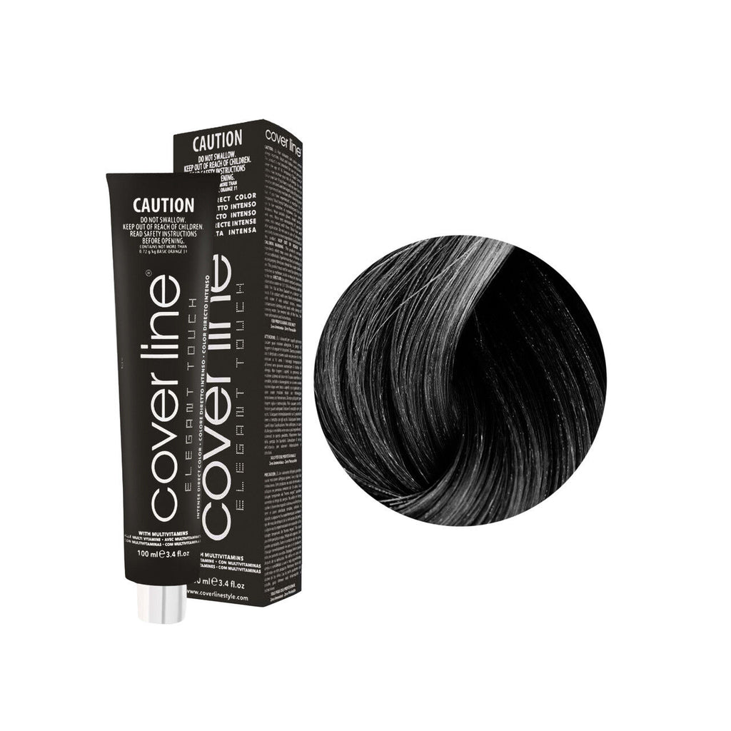 Emotion Beauty Supply COVER LINE ELEGANT TOUCH TINTE SEMI PERMANENTE 3.4oz Negro