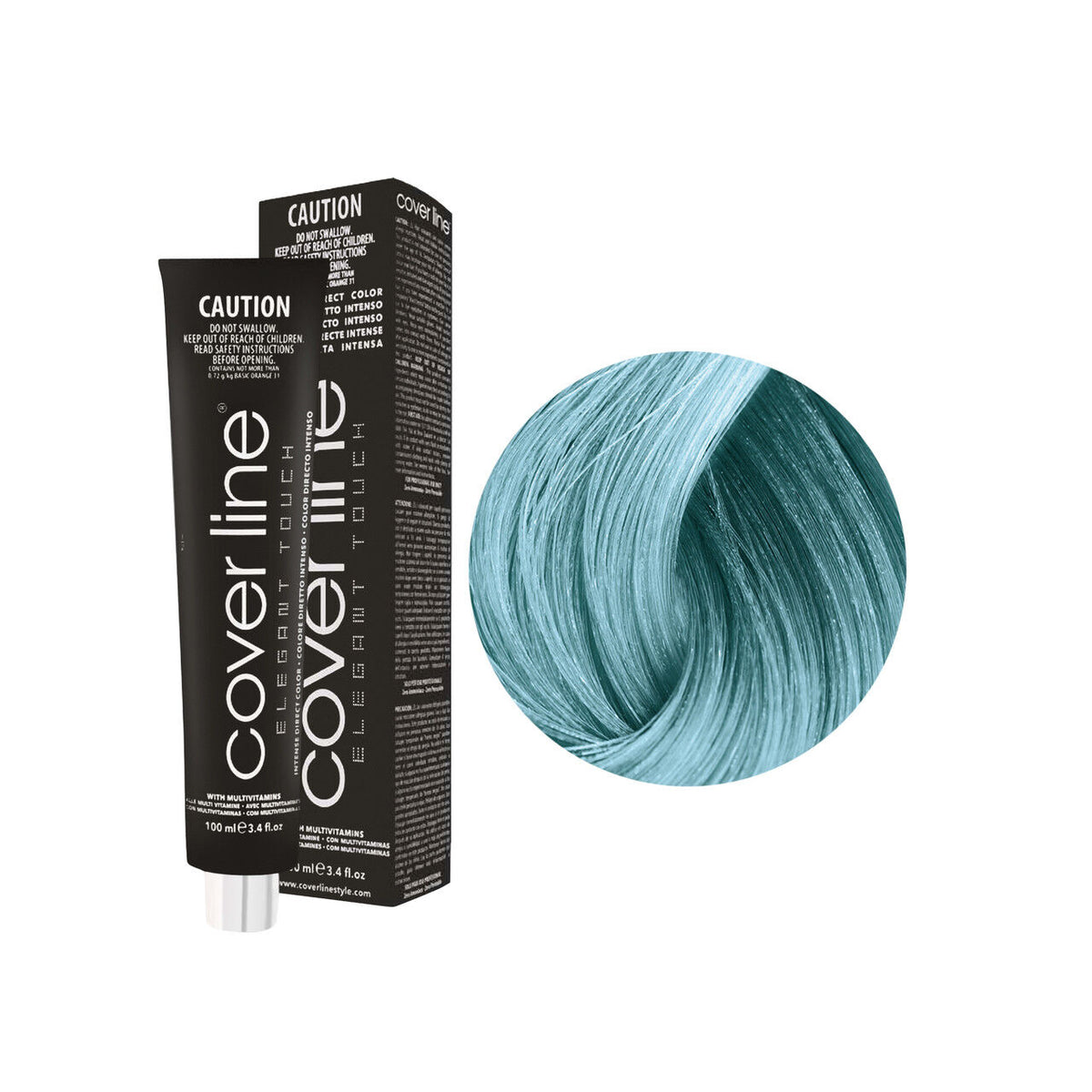 Emotion Beauty Supply COVER LINE ELEGANT TOUCH TINTE SEMI PERMANENTE 3.4oz Azul Pastel