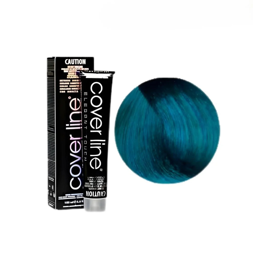 Emotion Beauty Supply COVER LINE ELEGANT TOUCH TINTE SEMI PERMANENTE 3.4oz Aguamarina