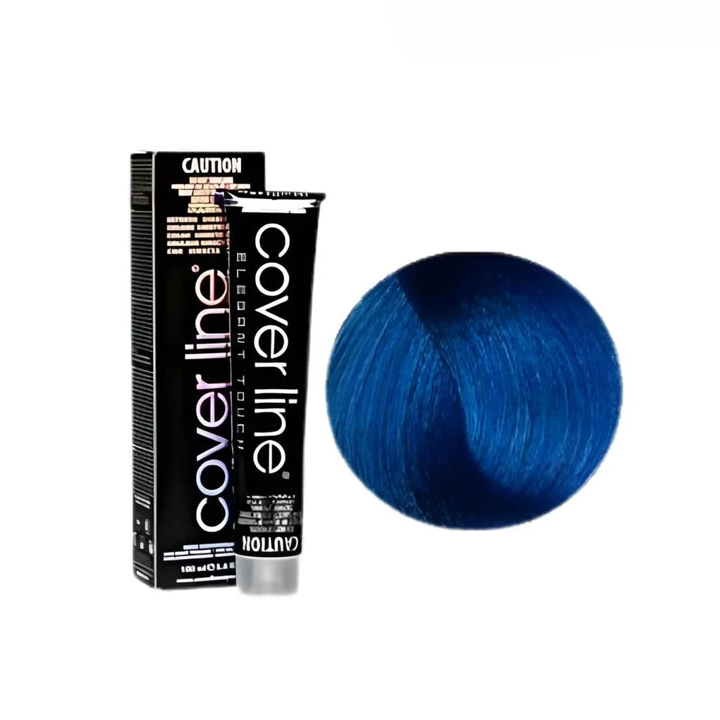 Emotion Beauty Supply COVER LINE ELEGANT TOUCH TINTE SEMI PERMANENTE 3.4oz Azul
