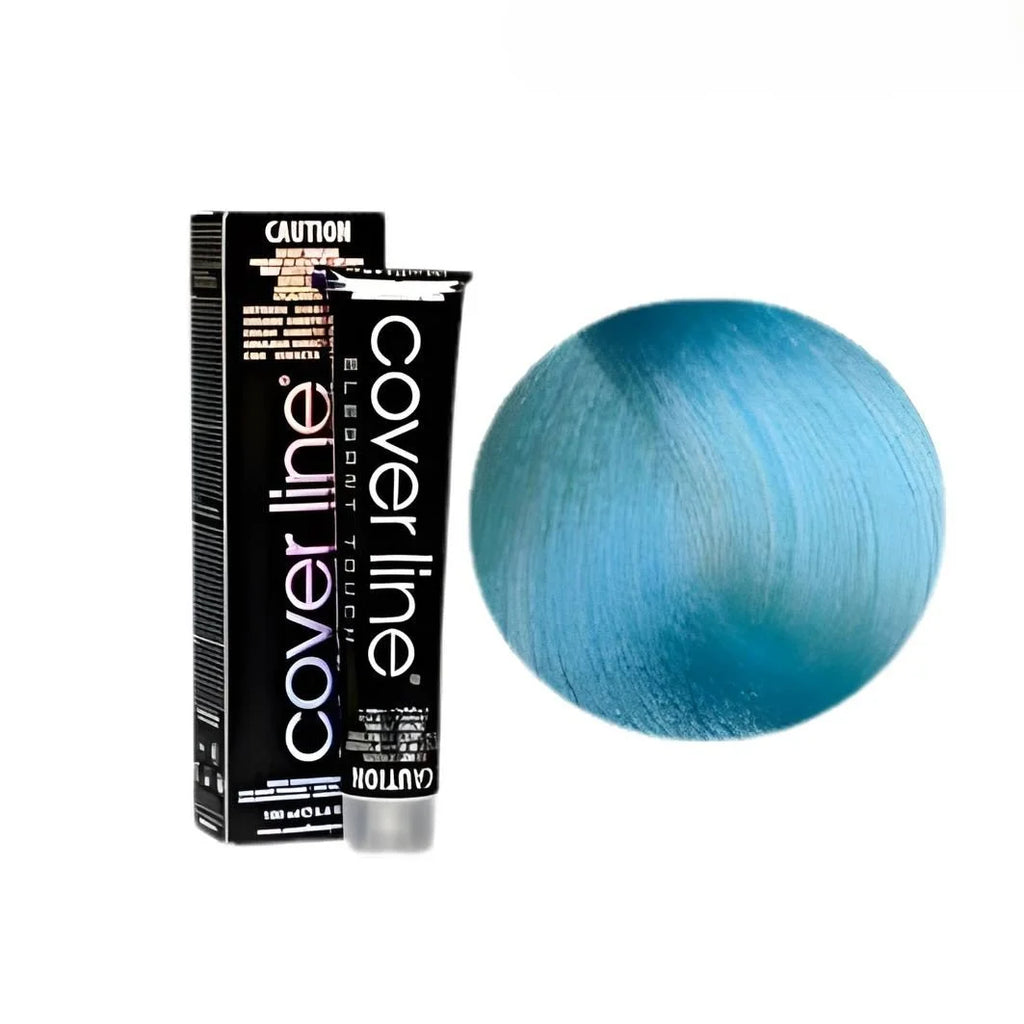 Emotion Beauty Supply COVER LINE ELEGANT TOUCH TINTE SEMI PERMANENTE 3.4oz Azul Pastel