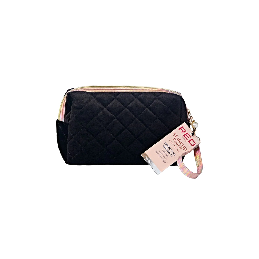 Emotion Beauty Supply RED MAKEUP BAG VELVET