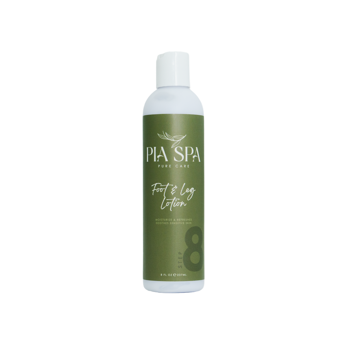 Pia Spa PIA SPA FOOT & LEG LOTION - STEP 8 - 8OZ Foot Lotion