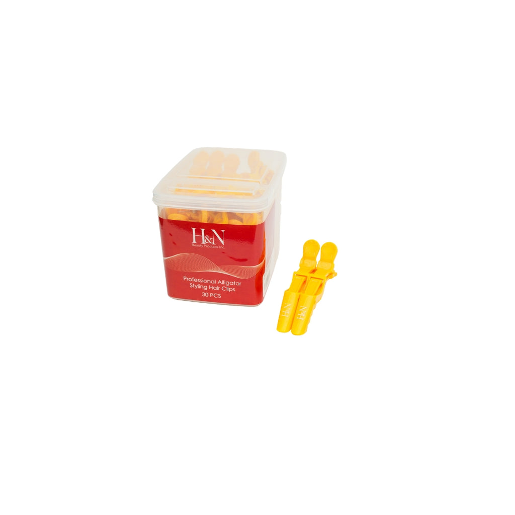 Emotion Beauty Supply H&N HAIR CLIPS 30PCS YELLOW