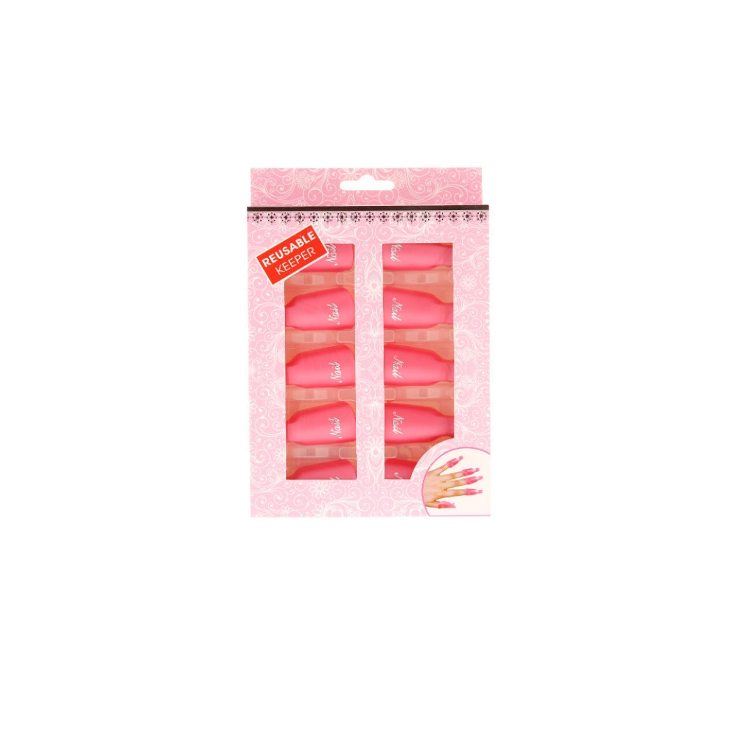 H&N H&N REUSABLE KEEPER NAIL CLIP Nail Tools PINK