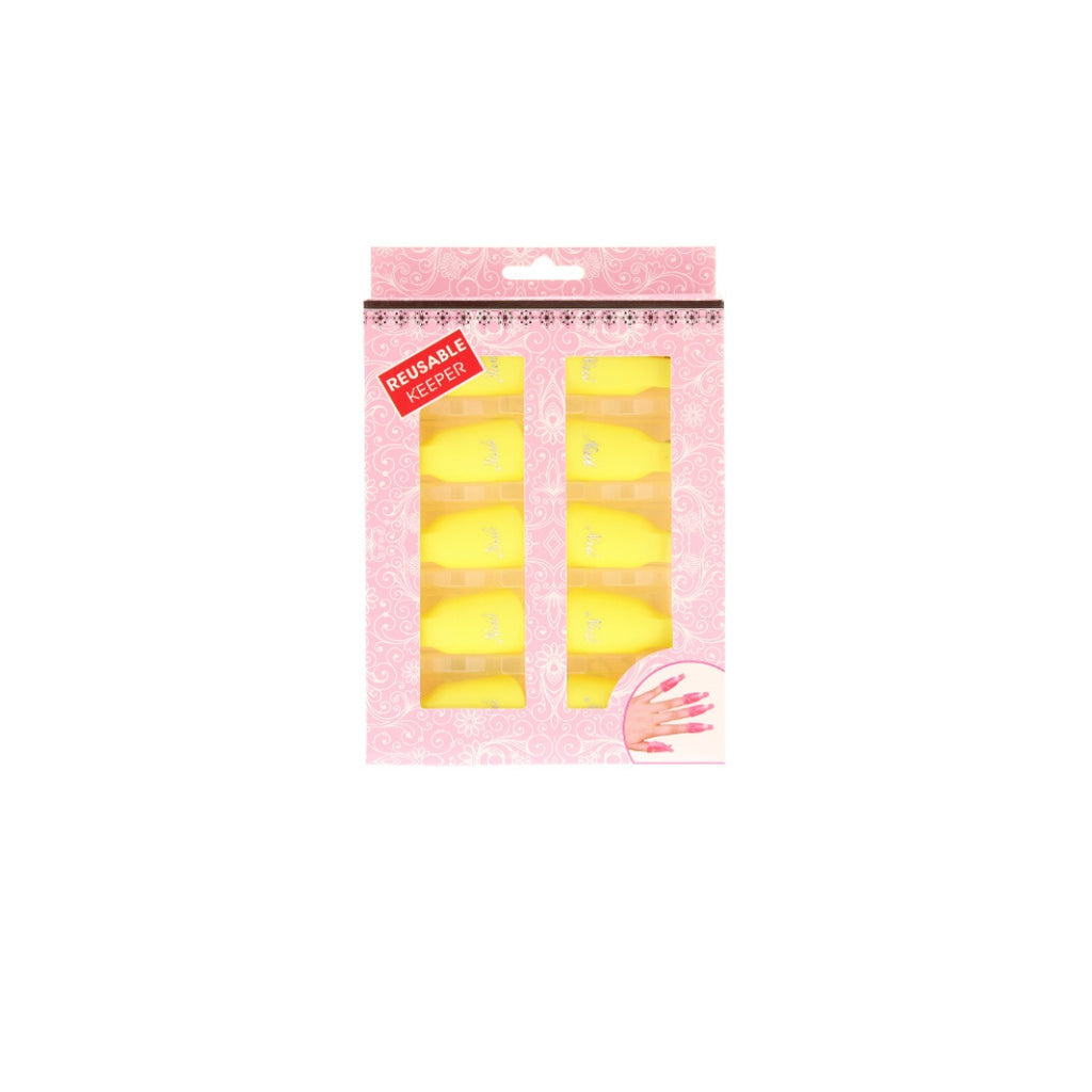 H&N H&N REUSABLE KEEPER NAIL CLIP Nail Tools YELLOW