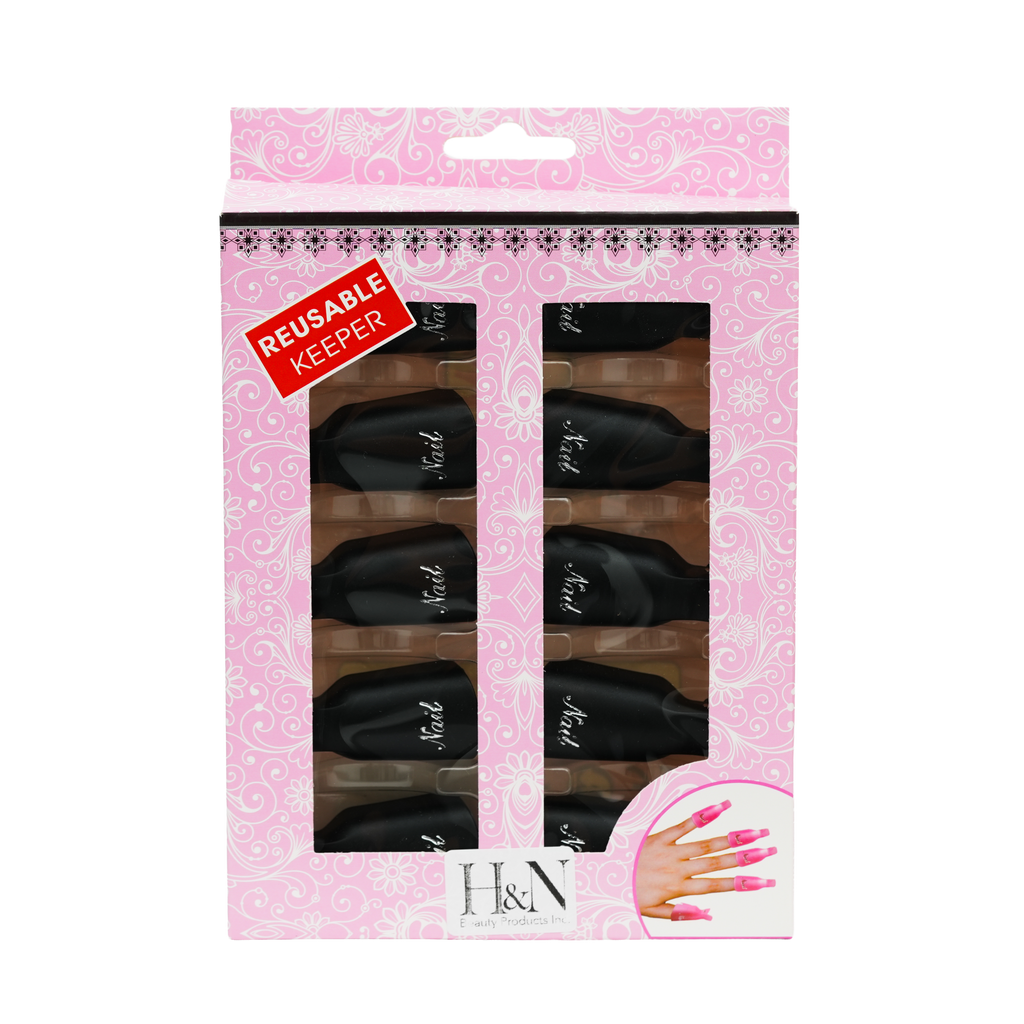 H&N H&N REUSABLE KEEPER NAIL CLIP Nail Tools BLACK