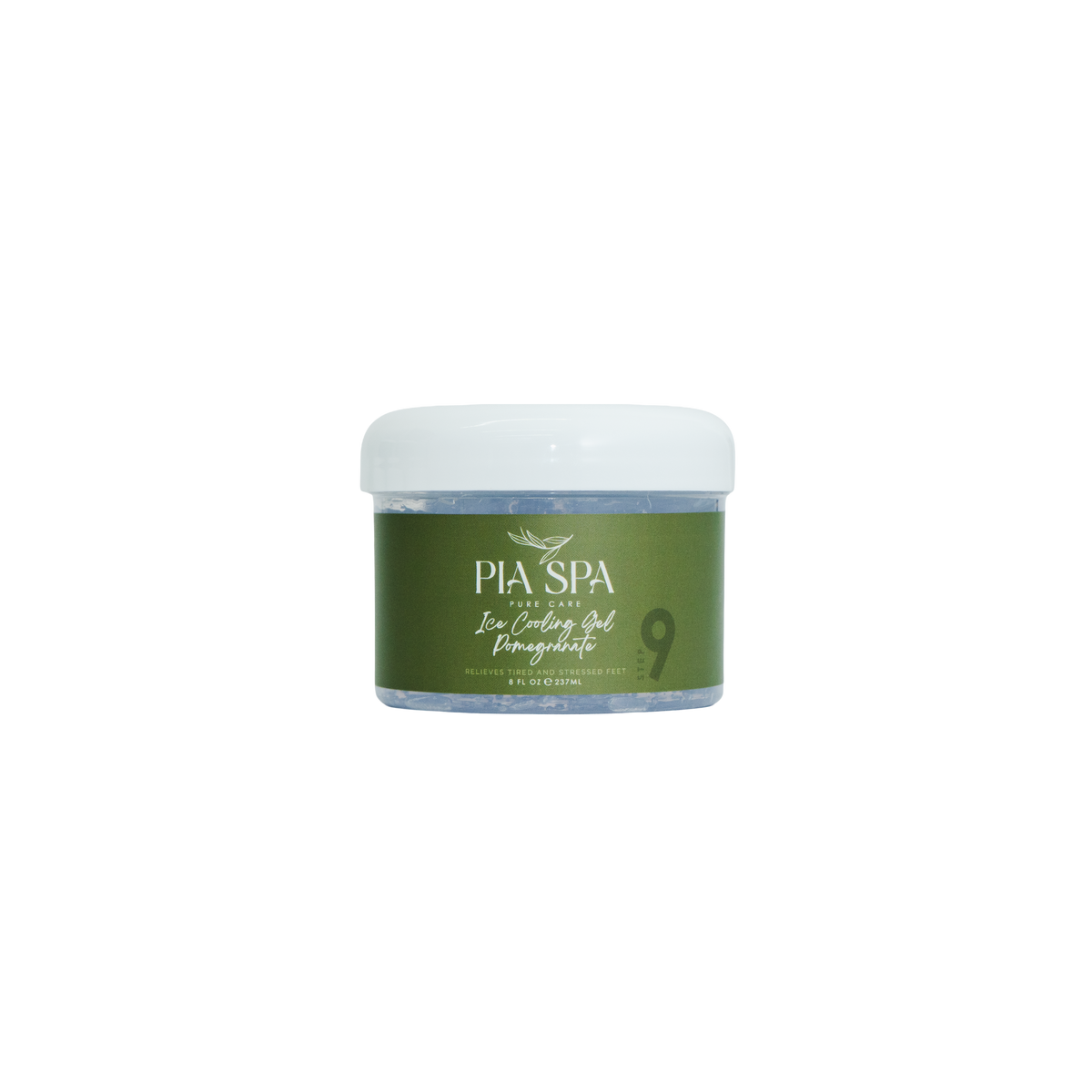 Pia Spa PIA SPA ICE COOLING GEL POMEGRANATE - STEP 9 - 8OZ Foot Cooling Gel