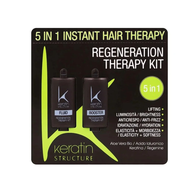 Keratin Structure KERATIN STRUCTURE REGENERATION THERAPY KIT 5 IN 1 - 2 X 10ml Hair Treatment