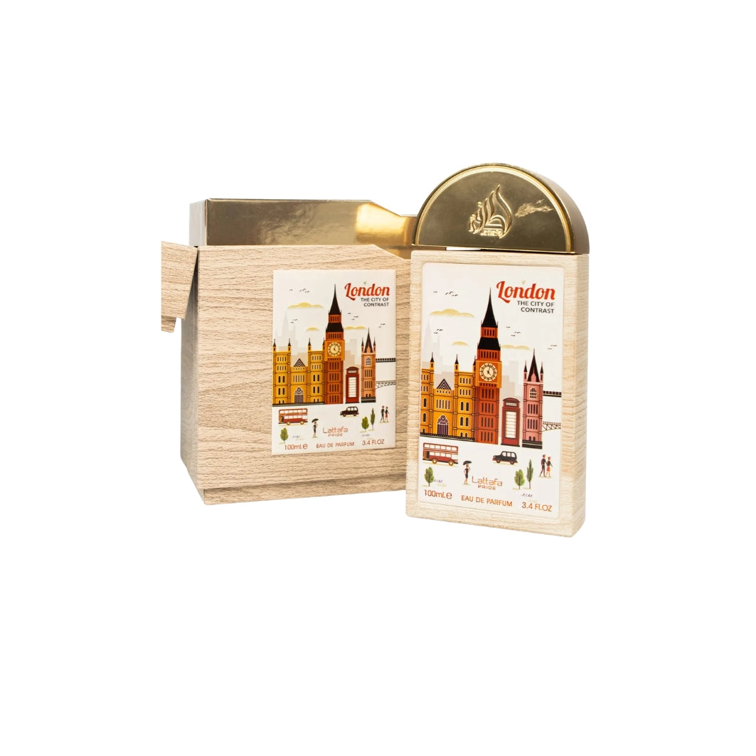 Emotion Beauty Supply LATTAFA LONDON THE CITY OF CONTRAST EDP 3.4OZ