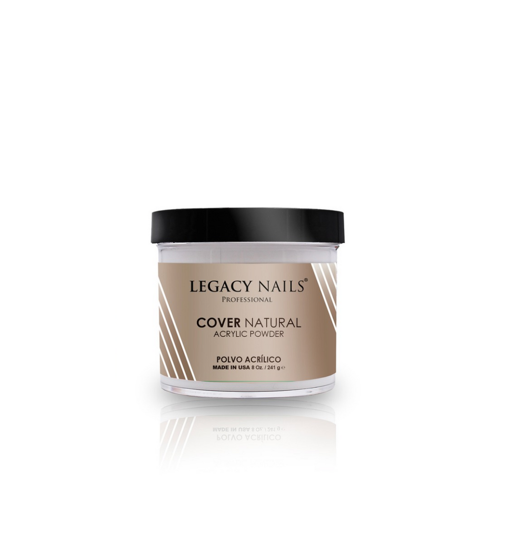 Emotion Beauty Supply LEGACY NAILS COVER ACRYLIC POWDER 8OZ NATURAL