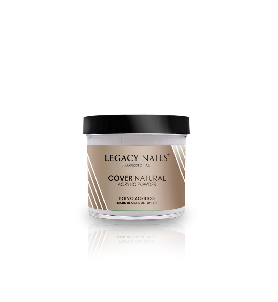 Emotion Beauty Supply LEGACY NAILS COVER ACRYLIC POWDER 8OZ NATURAL