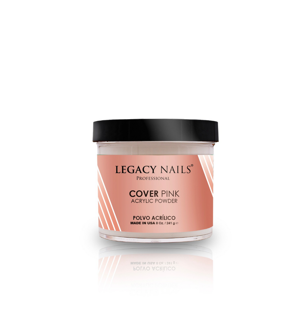 Emotion Beauty Supply LEGACY NAILS COVER ACRYLIC POWDER 8OZ PINK