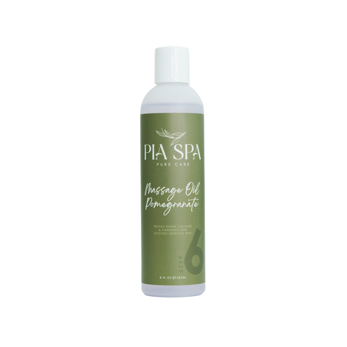 Pia Spa PIA SPA MASSAGE OIL POMEGRANATE - STEP 6 - 8OZ Massage Oil