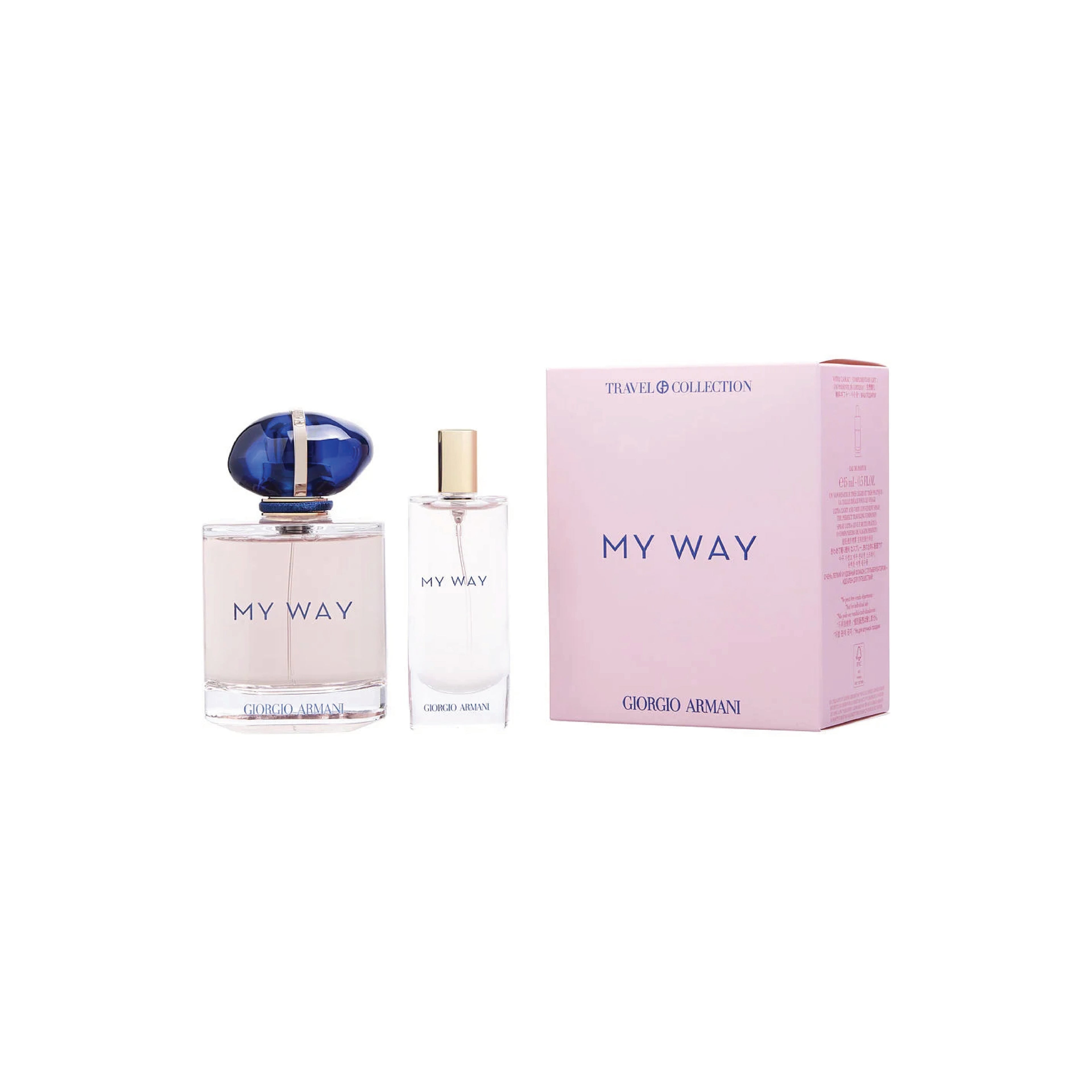 Giorgio armani GIORGIO ARMANI MY WAY TRAVEL COLLECTION 2PCS EDP 3OZ Perfume