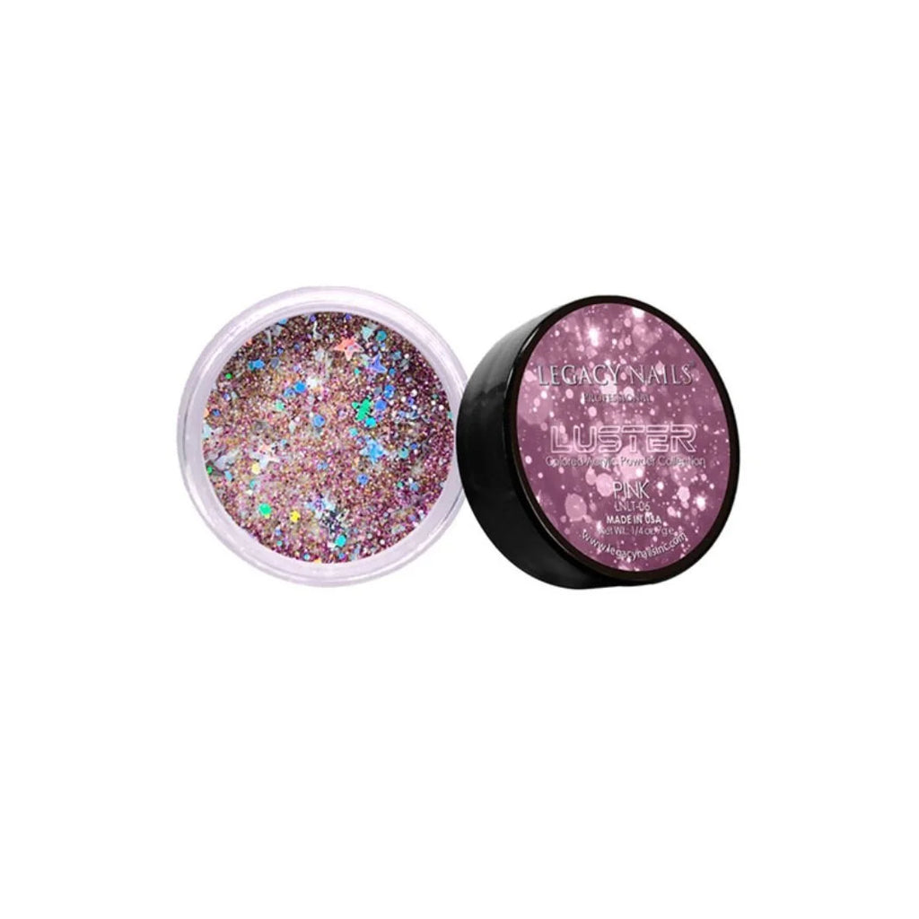 Emotion Beauty Supply LEGACY NAILS ACRYLIC NAIL POWDER LUSTER COLLECTION Pink