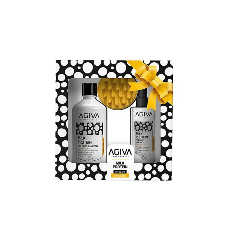 Agiva Care & Beauty AGIVA MILK PROTEIN KIT 3PCS Hair Kits