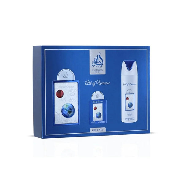 Lattafa LATTAFA ART OF UNIVERSE SET 3PCS EDP 3.4oz Perfume