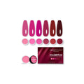 Emotion Beauty Supply LEGACY NAILS ACRYLIC NAIL POWDER MAGENTAS COLLECTION Coleccion 6pcs