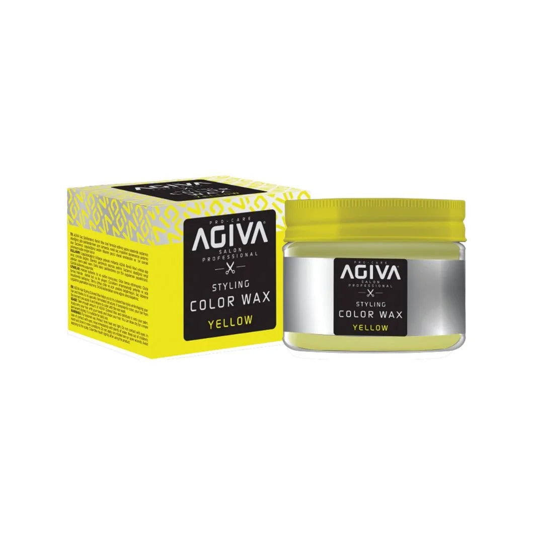 Emotion Beauty Supply AGIVA STYLING COLOR WAX 4.05oz Yellow