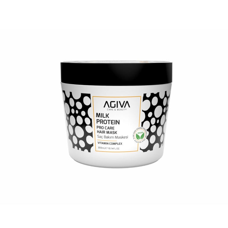 Agiva Care & Beauty AGIVA CARE & BEAUTY MILK PROTEIN HAIR MASK 10.14oz Hair Mask