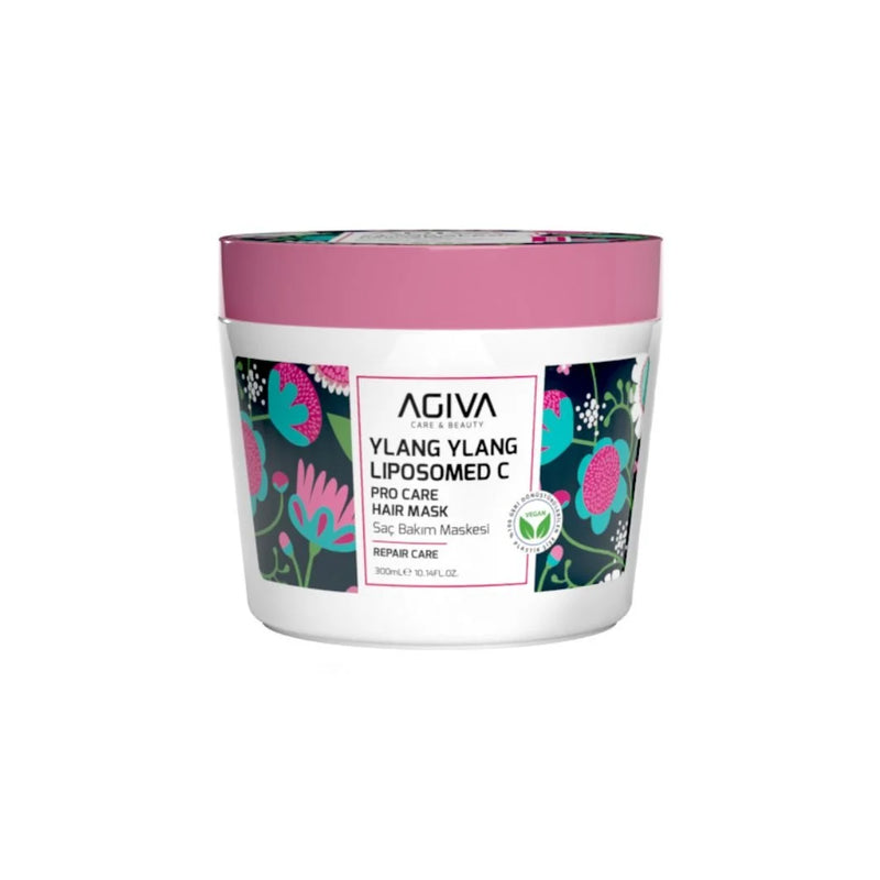 Agiva Care & Beauty AGIVA CARE & BEAUTY YLANG YLANG LIPOSOMED-C HAIR MASK 10.14oz Hair Mask