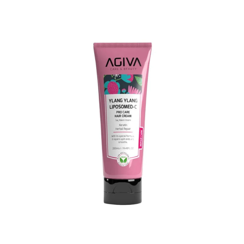 Agiva Care & Beauty AGIVA CARE & BEAUTY YLANG YLANG LIPOSOMED-C HAIR CREAM 8.45oz Hair Treatment