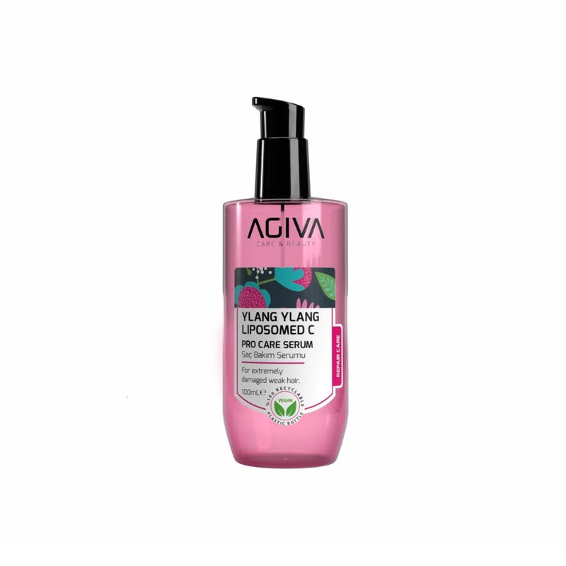 Agiva Care & Beauty AGIVA CARE & BEAUTY YLANG YLANG LIPOSOMED-C PRO CARE SERUM 3.38oz Hair Serum