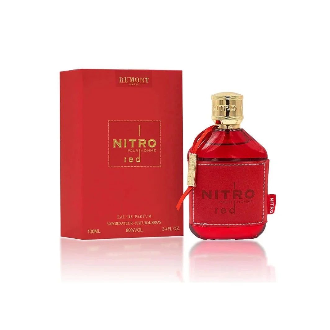 Emotion Beauty Supply NITRO DUMONT RED POUR HOMME MEN EDP 3.4oz Perfume