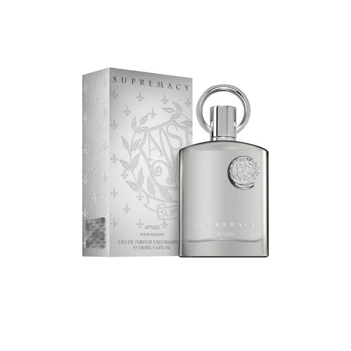 Afnan AFNAN SUPREMACY SILVER MEN EDP 3.4oz Perfume
