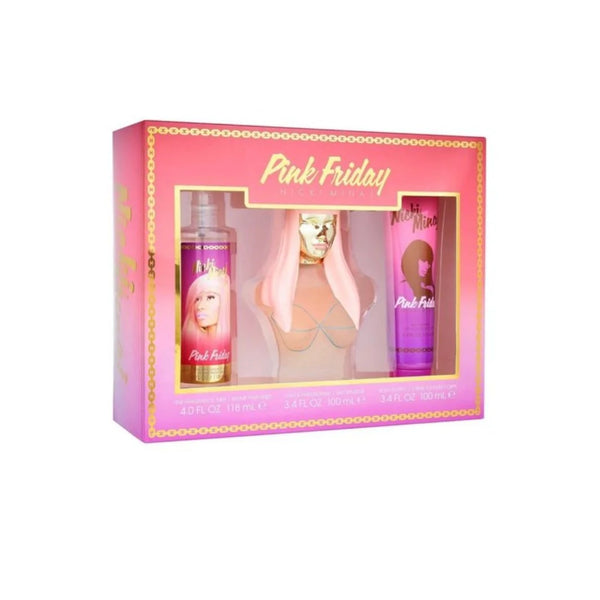 Nicki Minaj NICKI MINAJ PINK FRIDAY SET 3PCS EDP 3.4oz Perfume