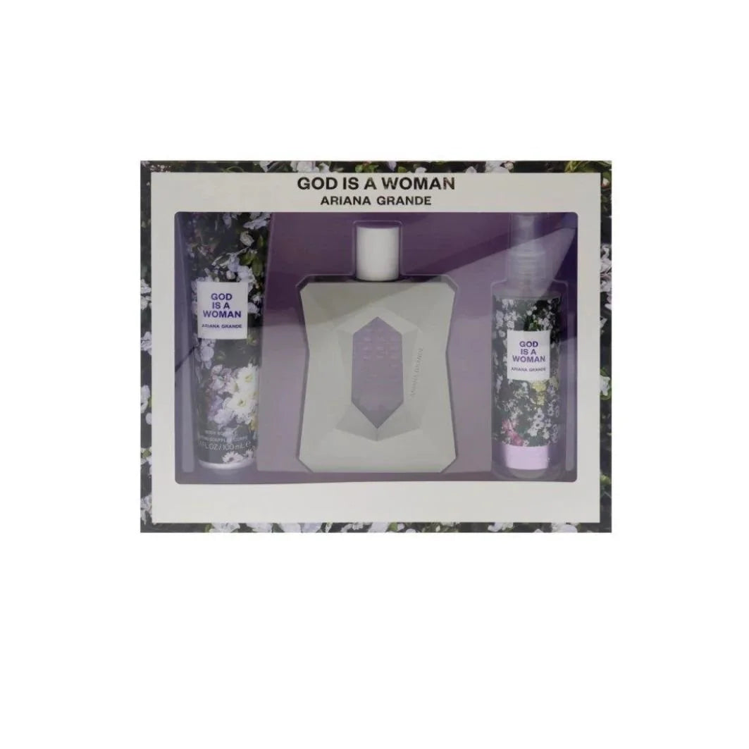 ARIANA GRANDE ARIANA GRANDE GOD IS A WOMAN 3PCS EDP 3.4oz Perfume