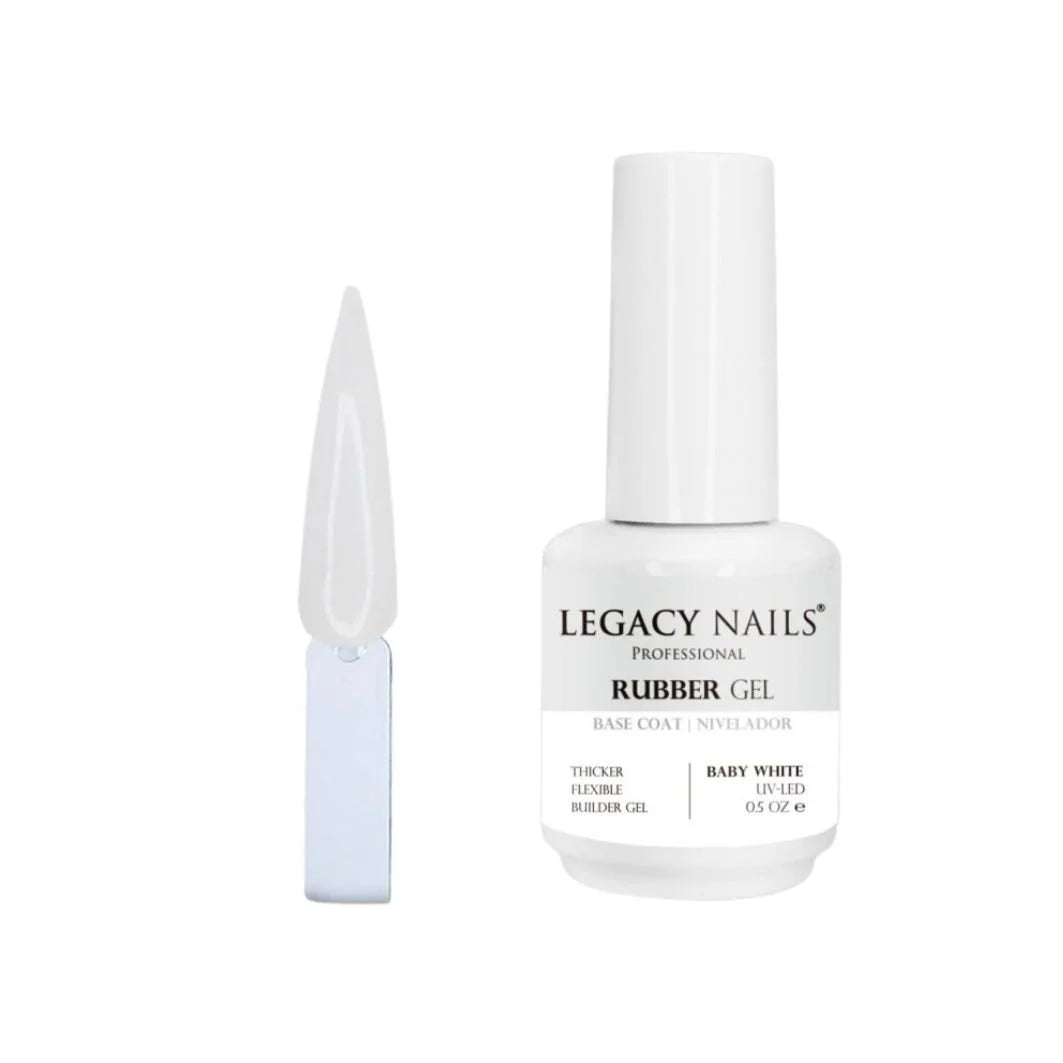 Emotion Beauty Supply LEGACY NAILS RUBBER GEL 0.5oz B. White