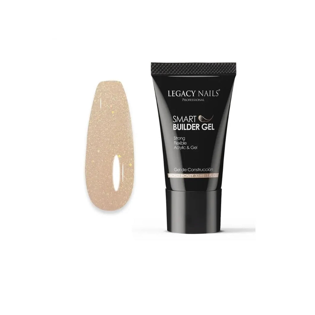 Emotion Beauty Supply LEGACY NAILS SMART BUILDER GEL 1.0oz Bronze Honey