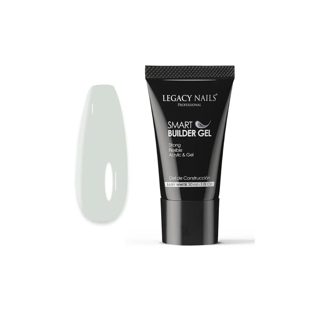Emotion Beauty Supply LEGACY NAILS SMART BUILDER GEL 1.0oz Baby White