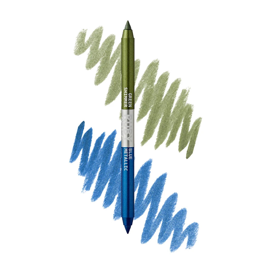 Ruby Kisses RUBY KISSES MATTE & METALLIC WATERPROOF DUO EYELINER Eyeliner Blue Green