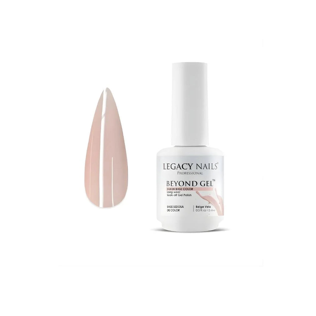 Emotion Beauty Supply LEGACY NAILS BEYOND GEL SILKEN BASE COLOR 0.5oz Beige Velo